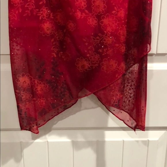 Red Cocktail Dress - Picture 3 of 4